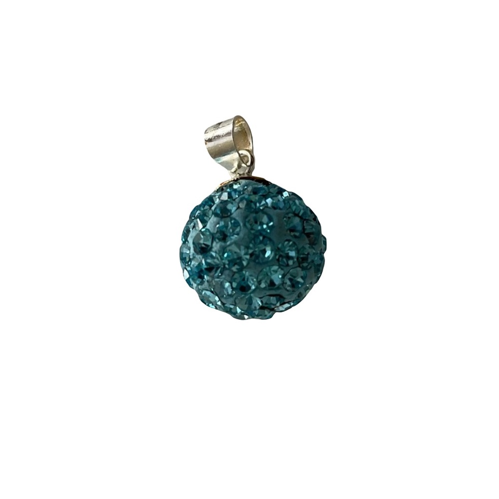 Set of 3 Pendants | Aqua Blue, Navy Blue, Gray | Brand New - Picture 2 of 6